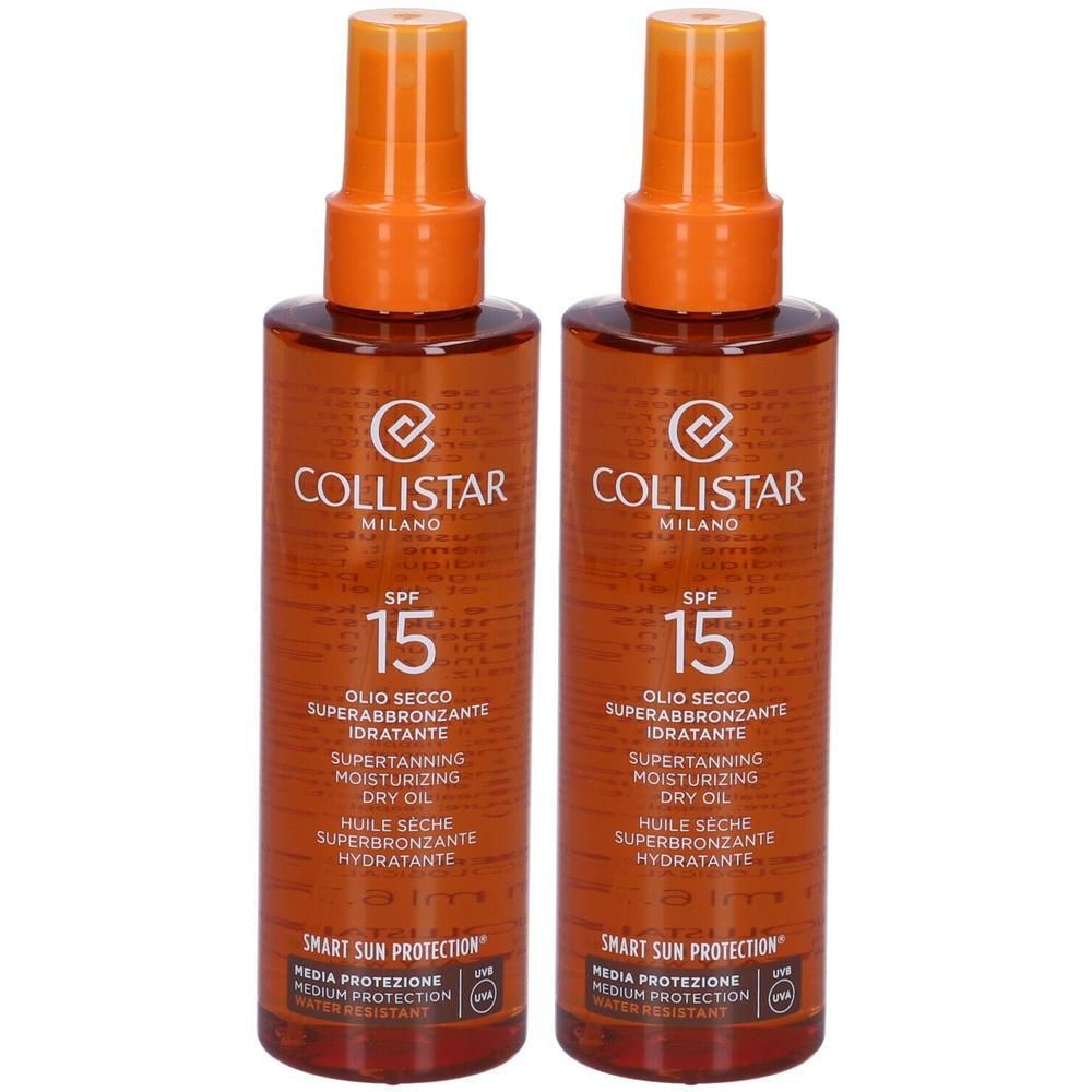 Collistar Olio Secco Superabbronzante Idratante SPF15 2x200 ml