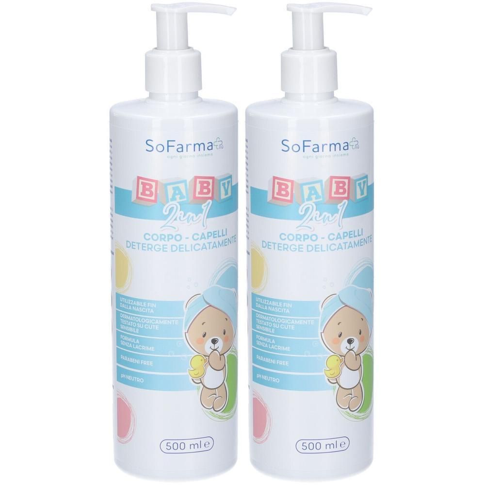 Sofarmapiu' Detergente Baby 2In1 2x500 ml