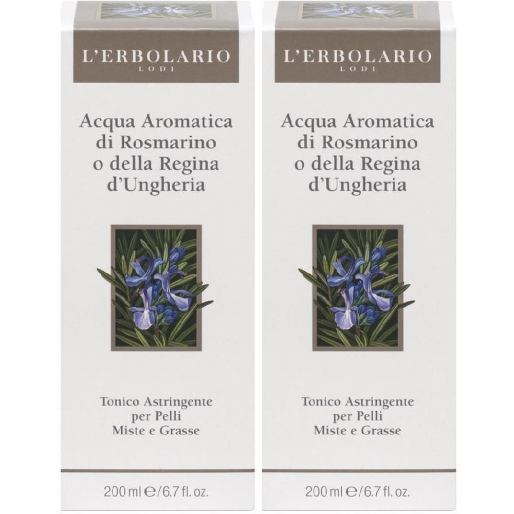L'Erbolario Acqua Aromatica di Rosmarino o Della Regina D'Ungheria 2x2
