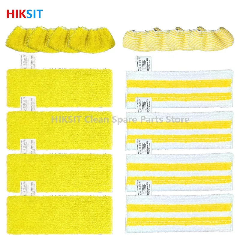 Mopp-Pads für Karcher Easyfix SC1 SC2 SC3 SC4 SC5 Dampfreiniger-Zubehör, Boden-Mikrofasertücher, Ersatzteil-Set Image