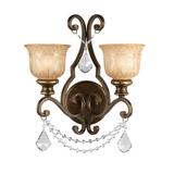 Crystorama Norwalk 18 Inch Wall Sconce - 7502-BU-CL-SAQ