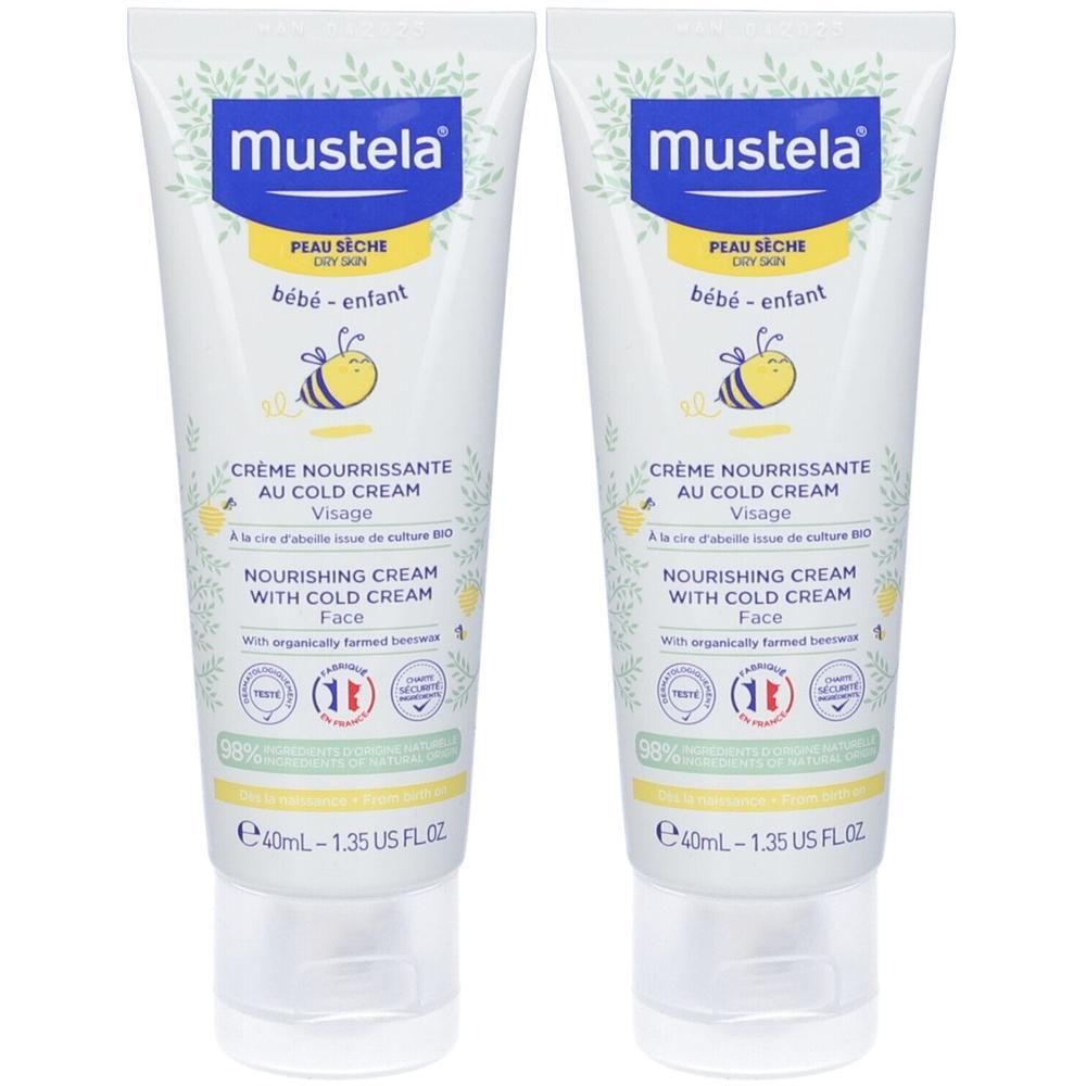Mustela Crema Viso Nutriente alla Cold Cream 2x40 ml