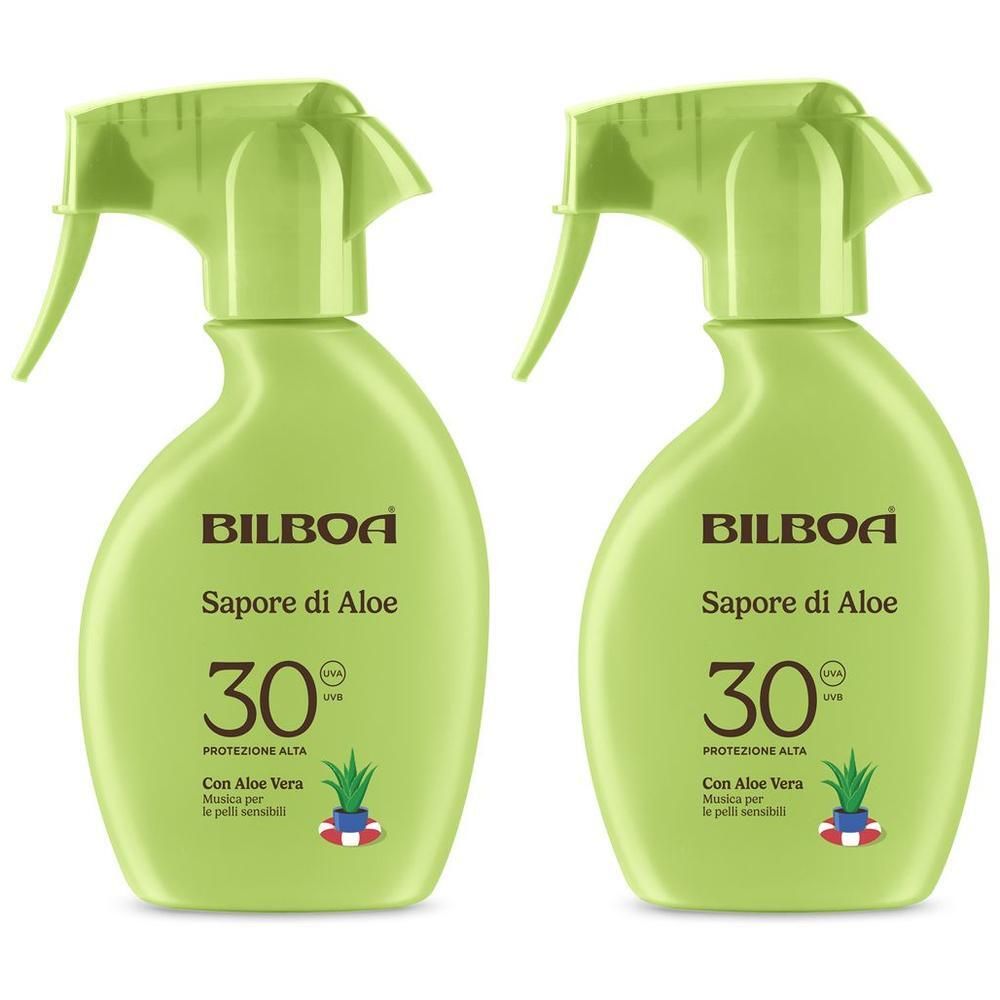 Bilboa Sapore di Aloe Crema Solare Trigger SPF 30 con aloe vera 2x250