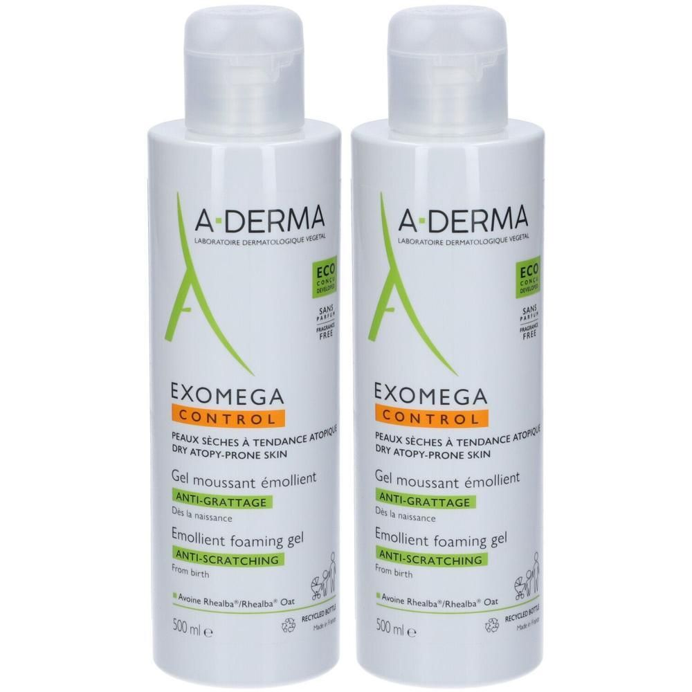A-Derma Exomega Control Gel Detergente Emolliente 500ml - Pelle secca