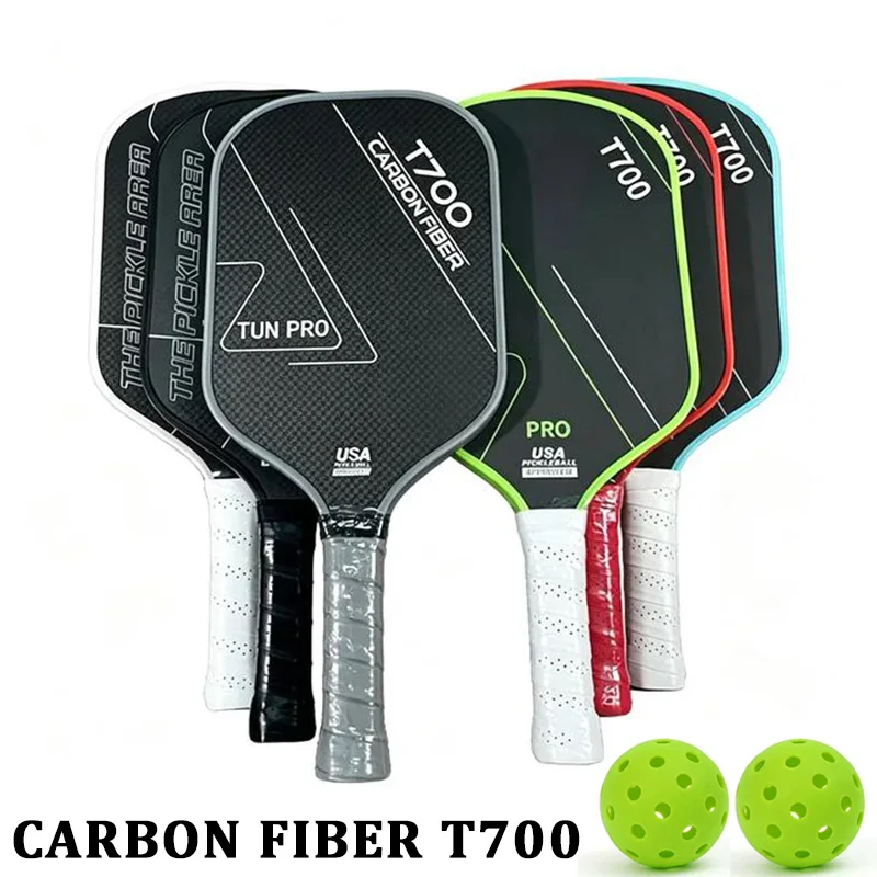 LEATOU T700 Ultraleichter Pickleball-Schläger Polypropylen-Wabenkern Carbonfaser Pickleball-Paddel Pickle Ball
