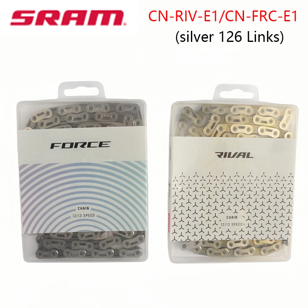 SRAM Force E1 Rival E1 Rennradkette CN-RIV-E1 CN-FRC-E1 Flattop E1 Rennradkette 126 Glieder 12/13-fach Image