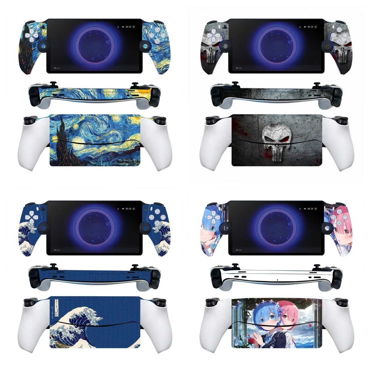 Personalization New Game Skin Sticker Cover for PS Portal Console and Controller Decal Vinyl Skins