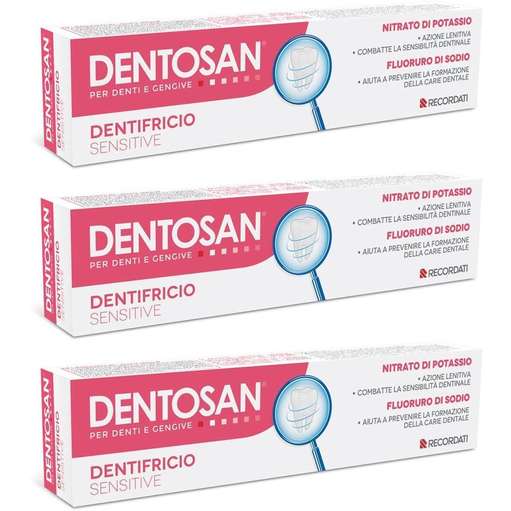 DENTOSAN Dentifricio Sensitive 3x75 ml