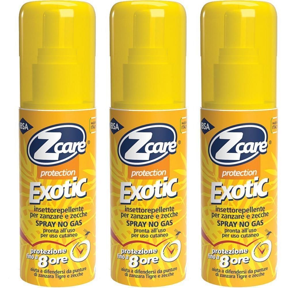 Z CARE PROTECTION EXOTIC VAPO antizanzare 3x100 ml Spray