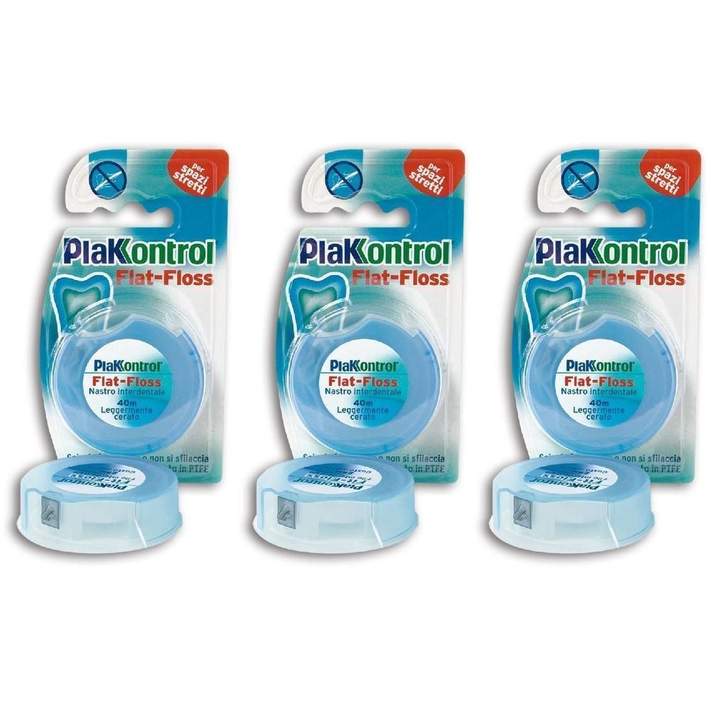 Plak Kontrol Flat-Floss 3x1 St