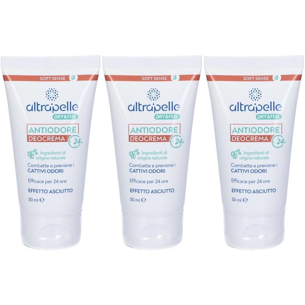 Altrapelle Dry&feel Antiodore Deocrema 3x50 ml