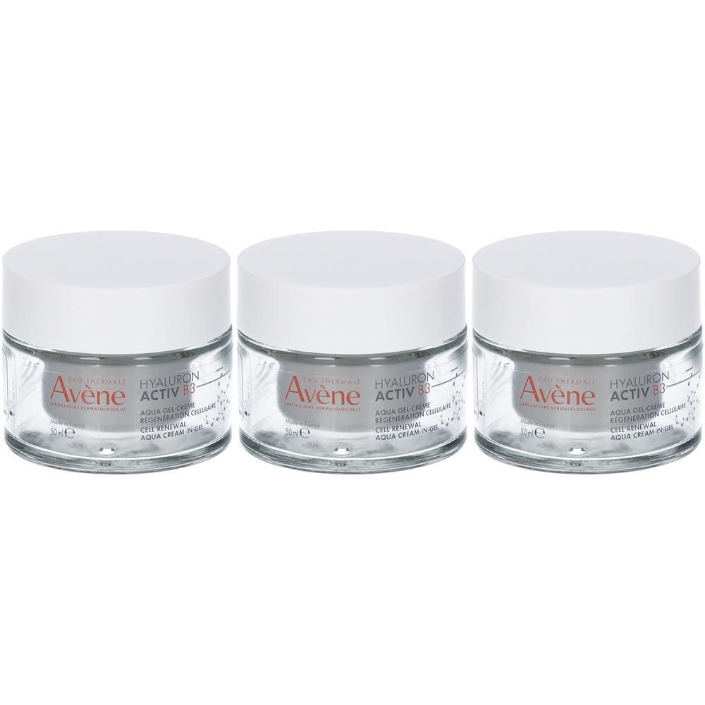 Avene Hyaluron Activ B3 Aqua Gel Crema Rigenerazione Cellulare 3x50 ml