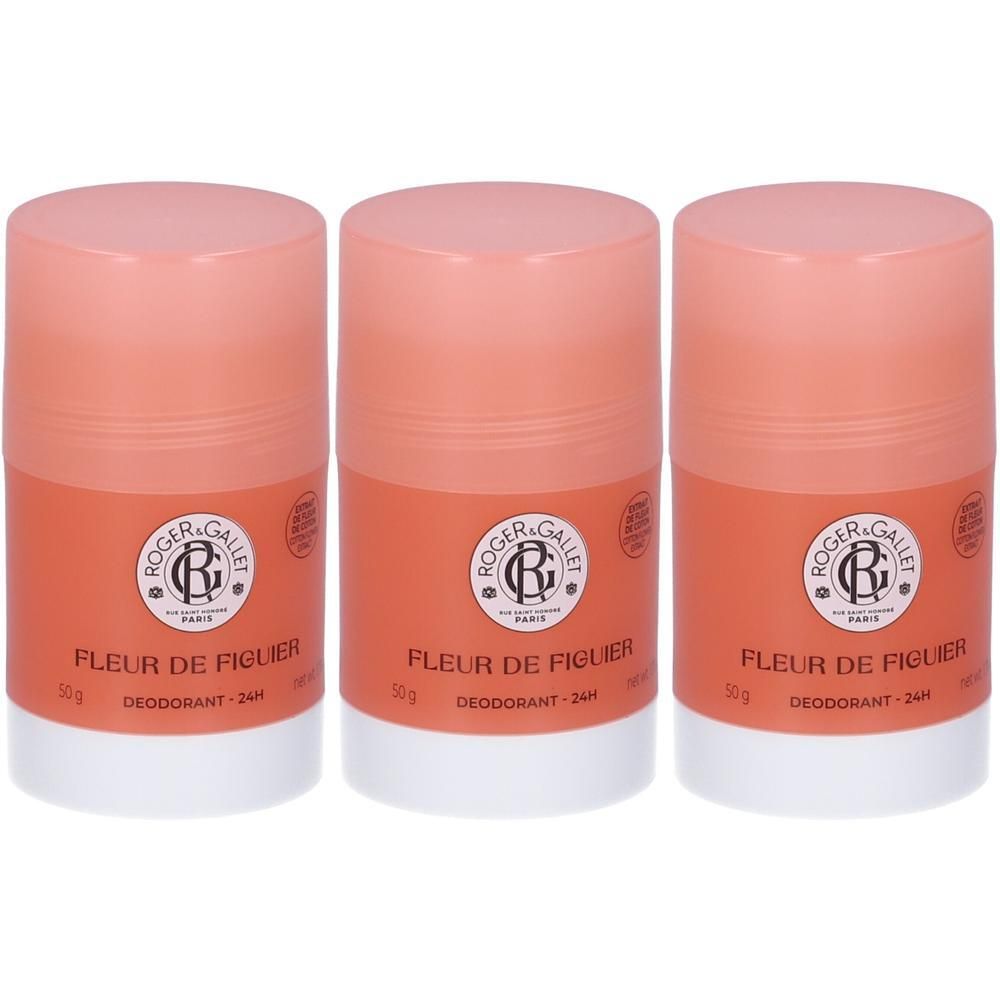 Roger & Gallet Deodorante Stick Fleur De Figuier 3x50 g