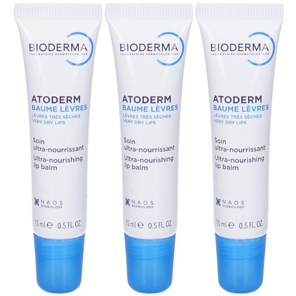 Bioderma Atoderm Balsamo Labbra 3x15 ml