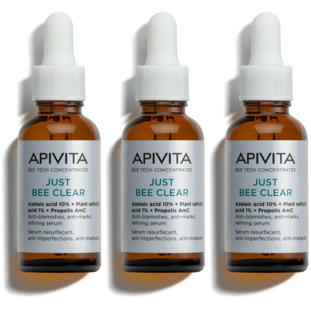 Apivita Just Bee Clear Siero Perfezionatore Affinante e anti-macchie o