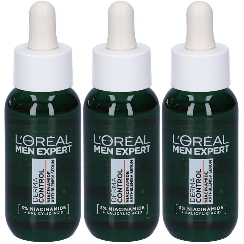 L´Oréal Men Expert Derma Control Siero Viso Anti-Imperfezioni 3x30 ml