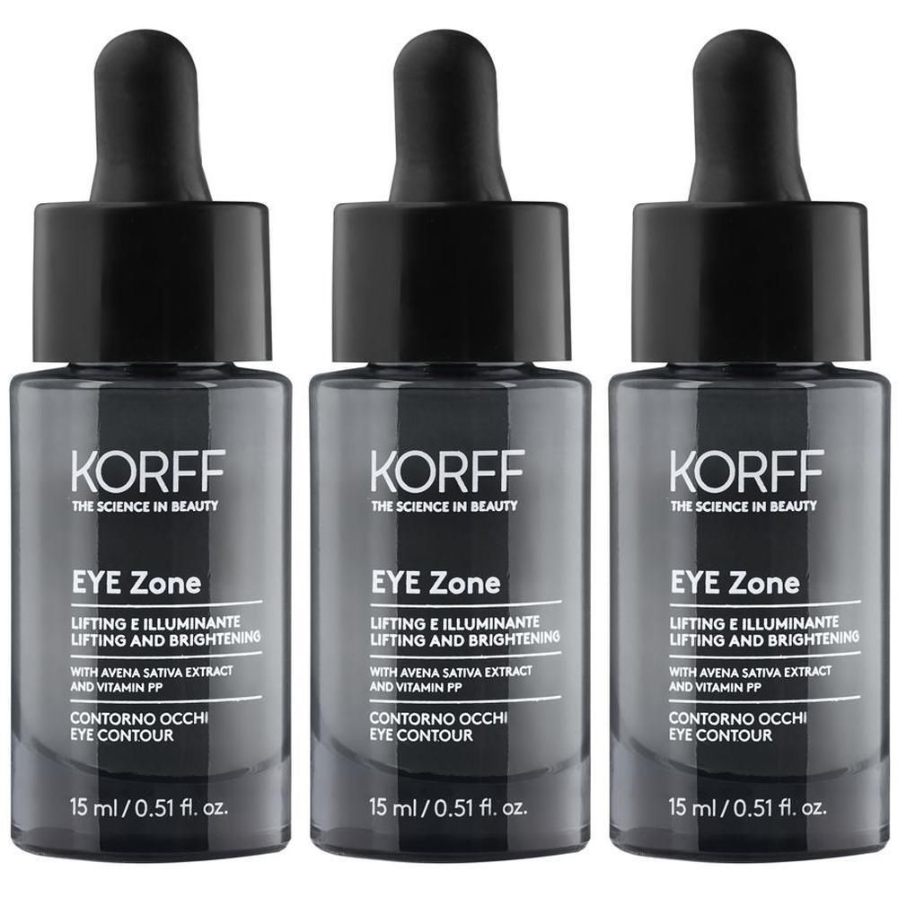 KORFF EYE Zone Contorno Occhi Lifting e Illuminante 3x15 ml