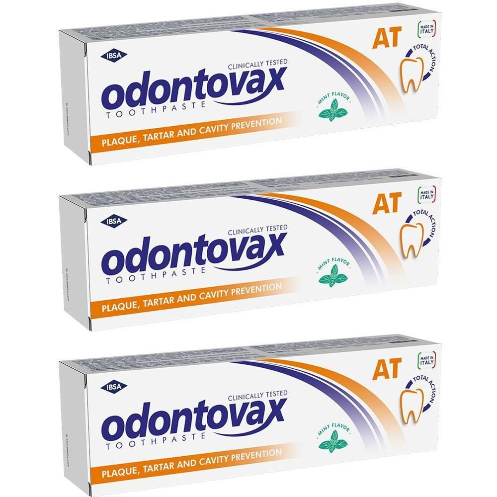 Odontovax At Dentifricio Azione Totale Igiene Orale 3x75 ml