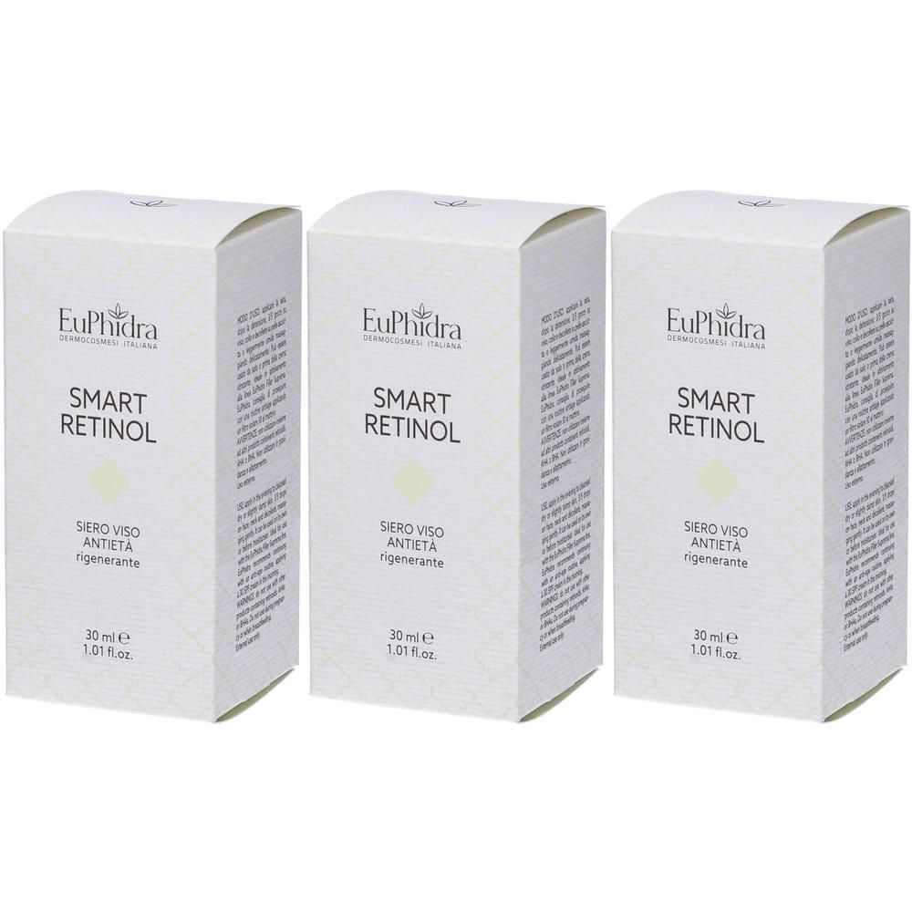 Euphidra Smart Retinol Siero Viso Antietà 3x30 ml