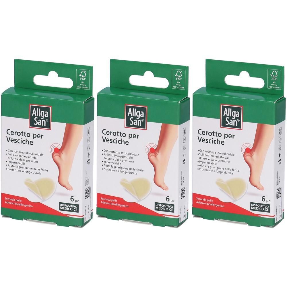 AllgaSan Cerotto Vesciche 3x6 St
