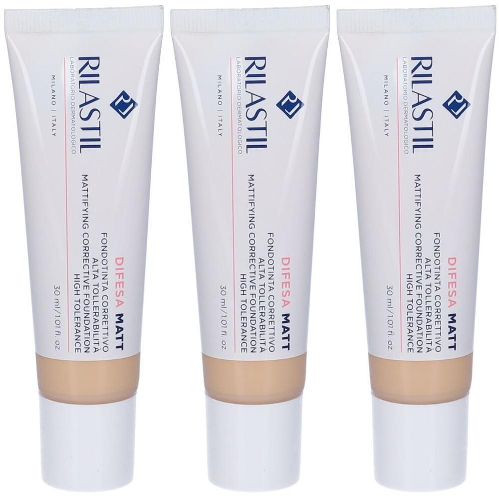 RILASTIL® Difesa Matt Fondotinta Correttivo Tonalitá 01 3x30 ml