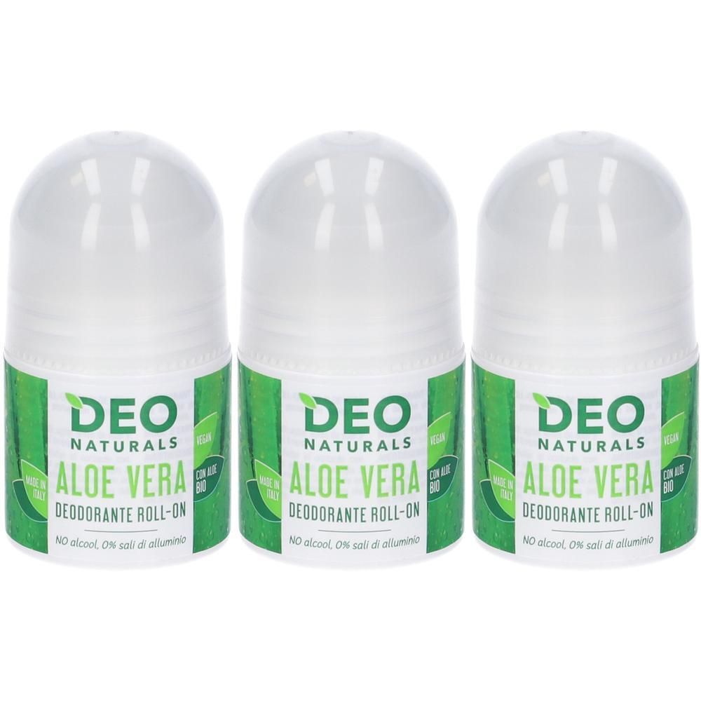 Deo Naturals Aloe Vera 3x50 ml