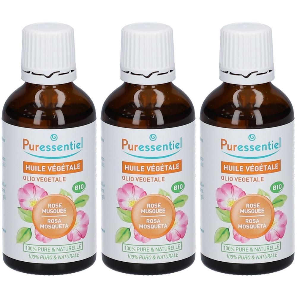Puressentiel Olio Vegetale Bio Rosa Mosqueta 50ml 3x50 ml
