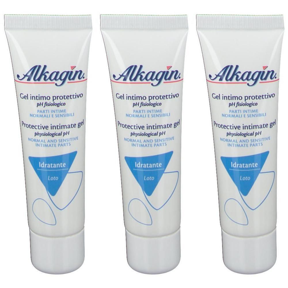 Alkagin Gel intimo protettivo a pH fisiologico 3x30 ml