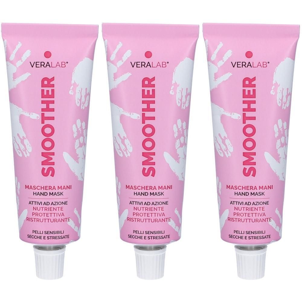 Veralab Smoother Maschera Mani 3x50 ml