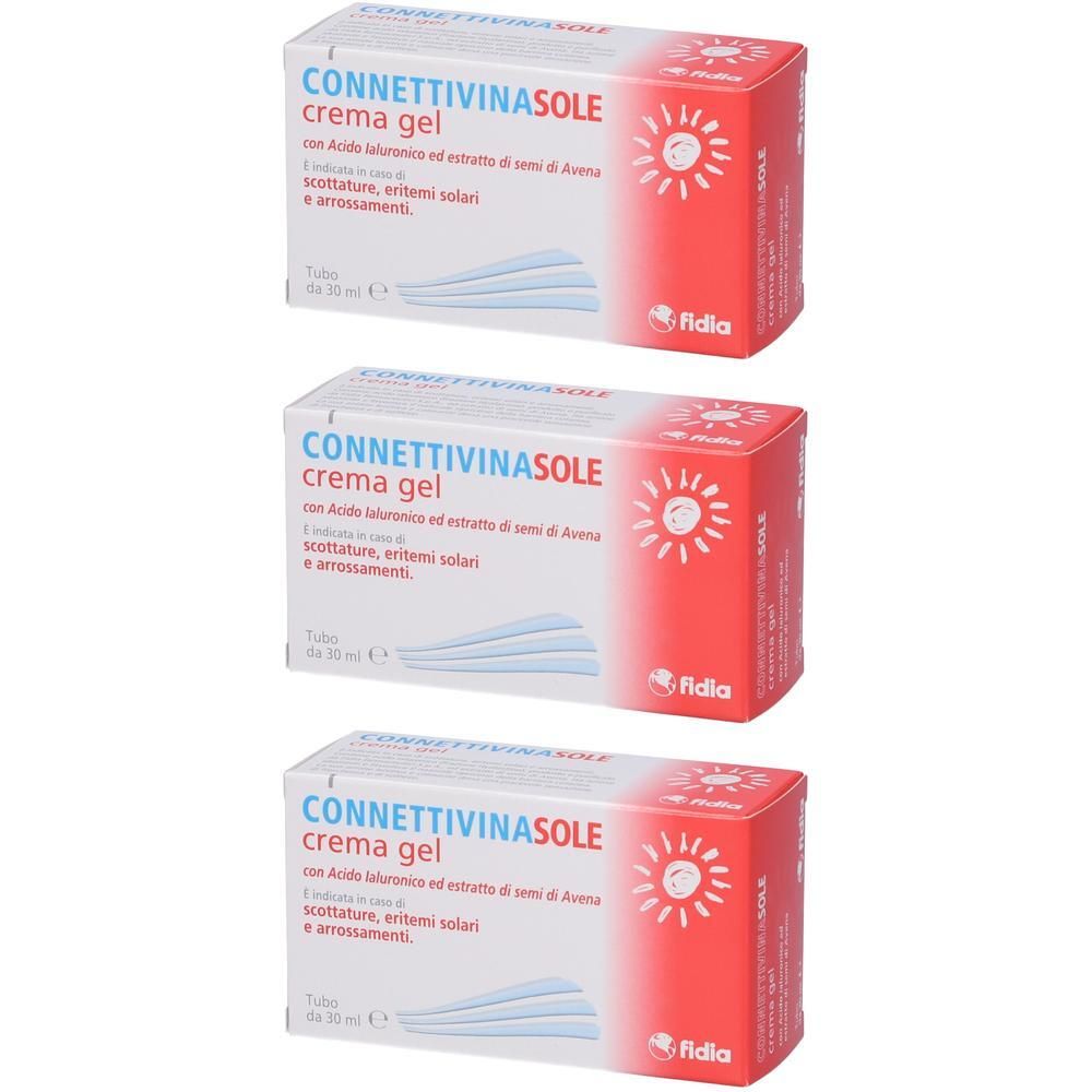 Connettivinasole Crema Gel 3x30 ml