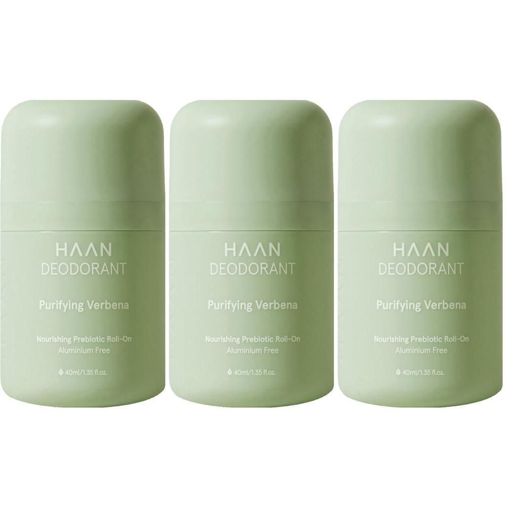 Haan Deodorante Roll-On Purifying Verbena 3x40 ml