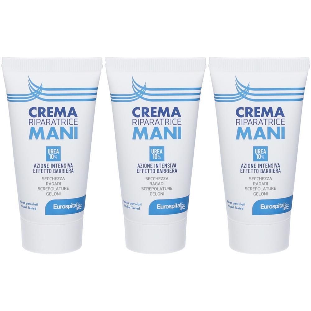 Eurospital Crema Riparatrice Mani 3x30 ml