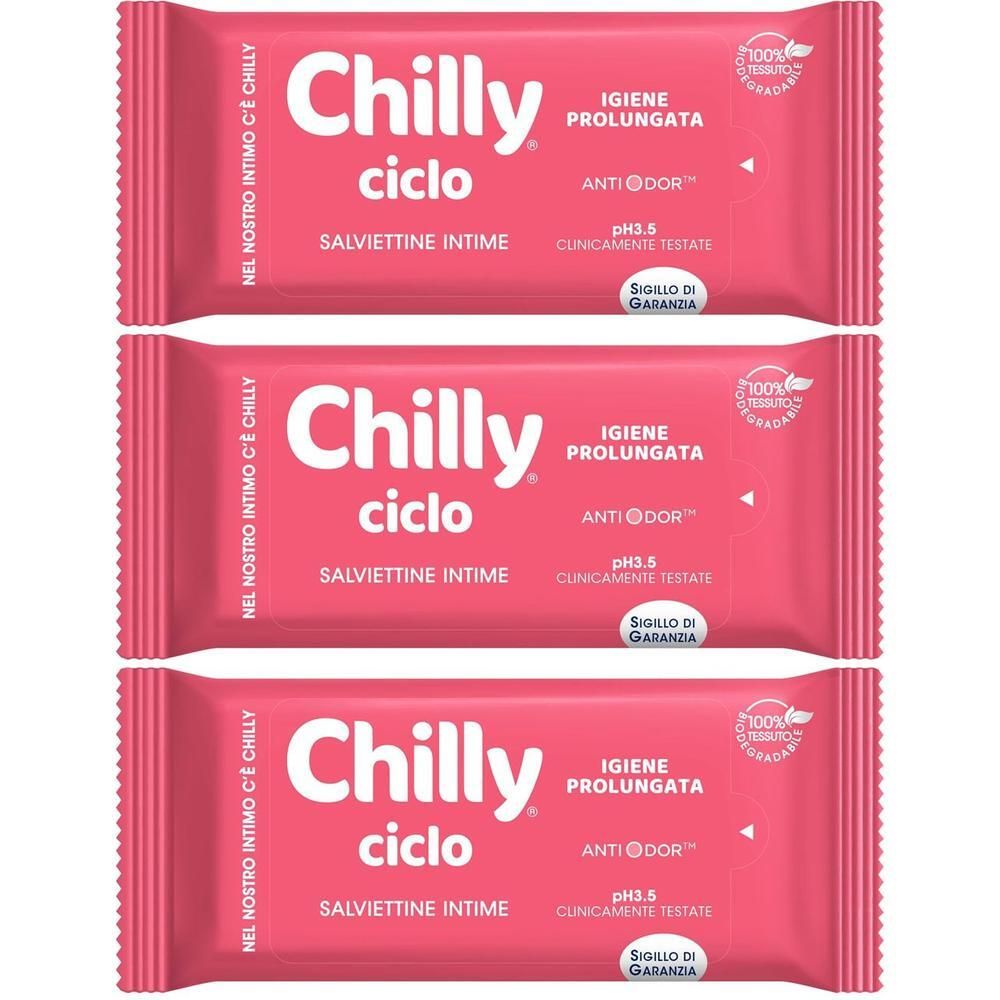 Chilly Salviettine Intime Ciclo 3x1 St