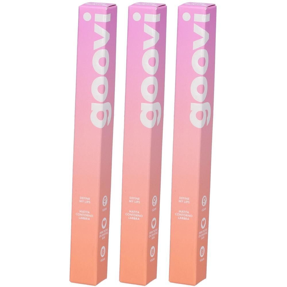 Goovi Define My Lips Matita Labbra Colore 01 Nude 3x1 St