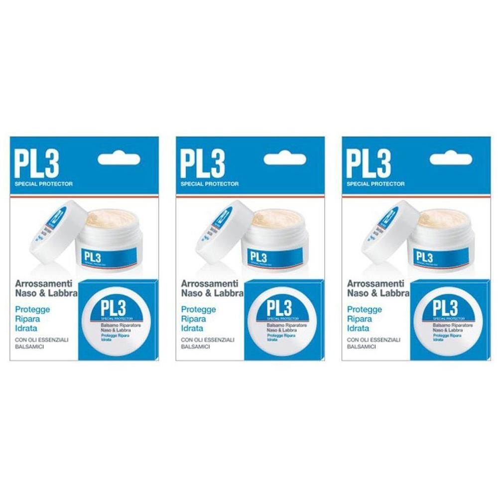 Pl3 Balsamo Riparatore Naso/Labbra Con Astuccio 7 G 3x7 g Protezione p