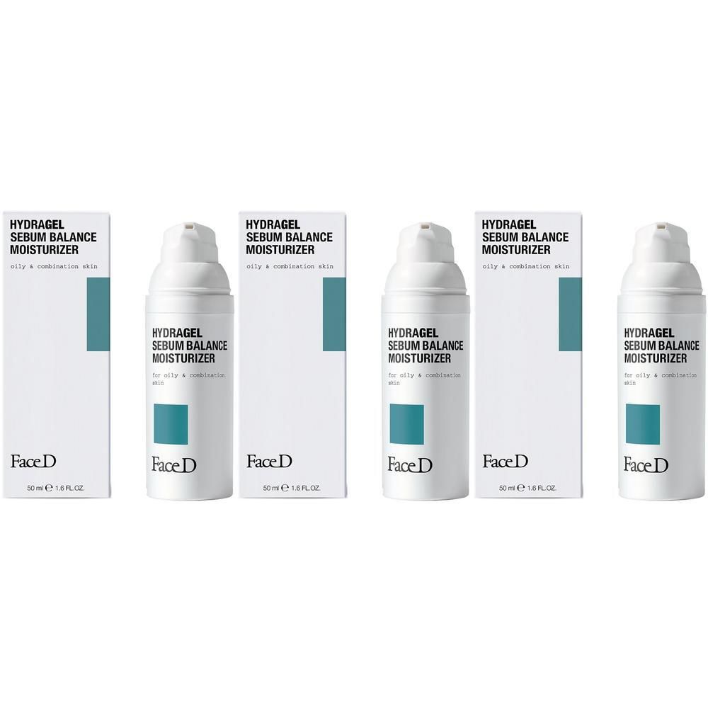 Face D Hydragel Crema Viso Pelli grasse e miste 3x50 ml