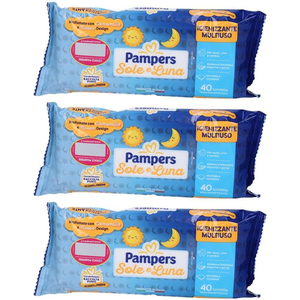 Pampers Sole e Luna Salviette 3x40 St
