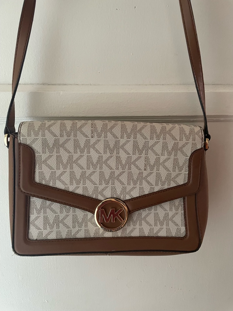 Michael Kors Bags | Batch Of Purses Mk/Madden Used, In Good Condition. | Color: Brown/White | Size: Os