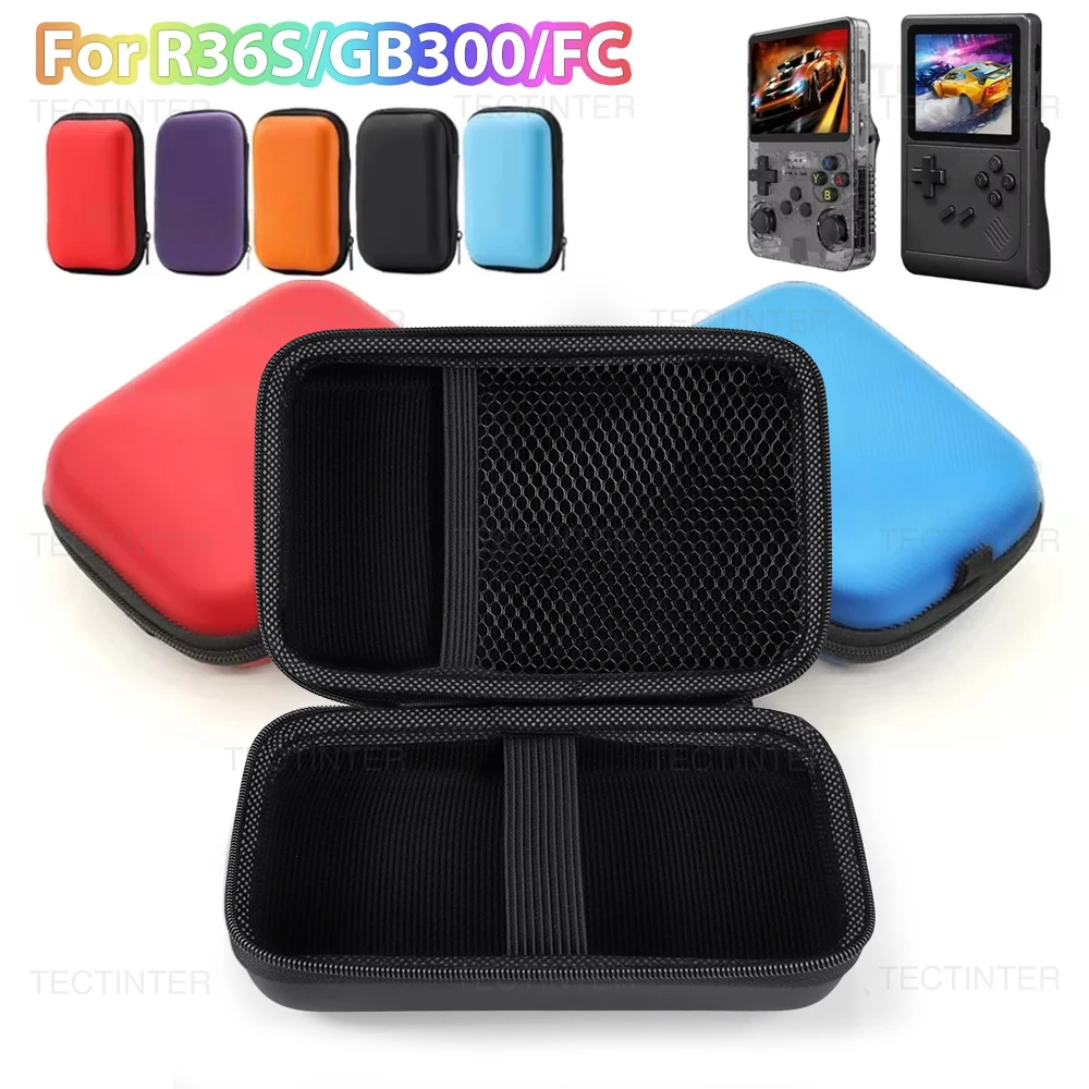 Tragetasche Für R36S/GB300/FC/RG35XX Handheld Spielkonsole Lagerung Tasche Tasche Reise Retro Mini Game Player schutzhülle Box Image