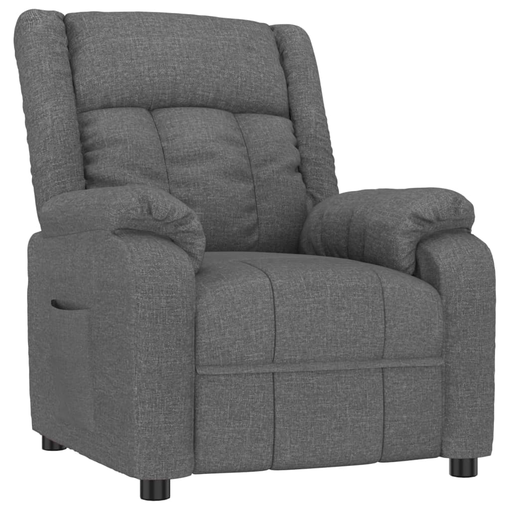 vidaXL Relaxsessel Dunkelgrau Stoff Image