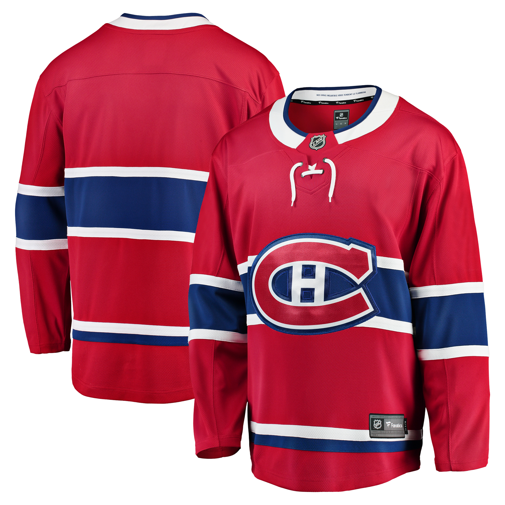 "Fanatics Herren-Heimtrikot der Montreal Canadiens (rot)" Image