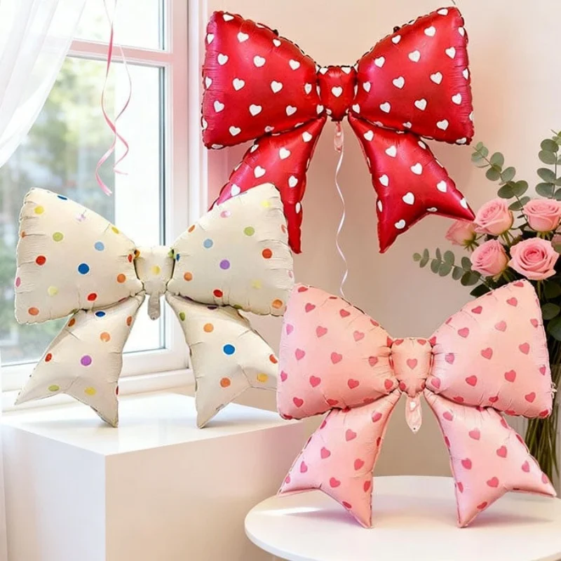 2 Stück 38 Zoll große Schleifen für Themenparty-Dekorationen, elegante kokette Geburtstagsdekorationen für Frauen, Junggesellenabschied
