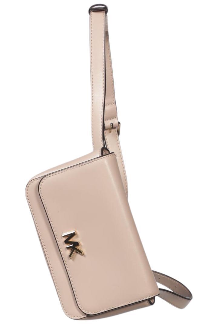 Michael Michael Kors Damen Handtasche klein Leder, Gr. , Beige, Leder / kein / Etikett