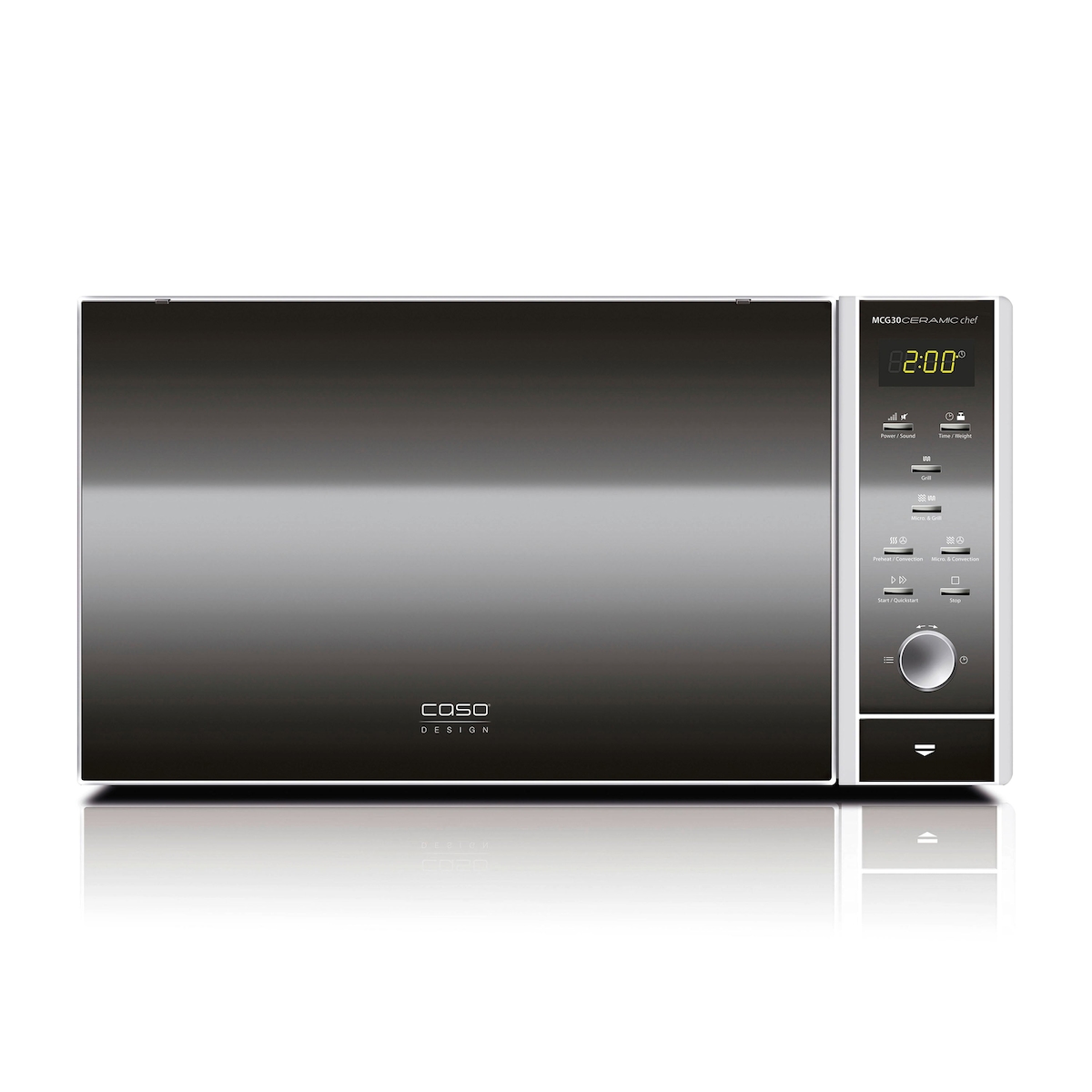 Caso Design Caso MCG30 3in1 Mikrowelle mit Grill & Heißluft, 30L, 2100W Image