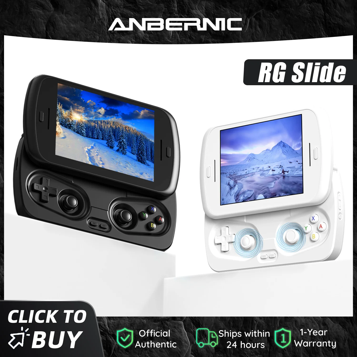 Anbernic RG Slide Handheld 4,7-Zoll LTPS In-Cell Display 1280*960 Bildschirm Spielkonsole Retro-Videospiel-Player Android 13 5000mAh