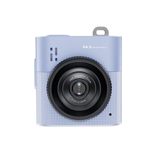 Mini-Digitalkamera mit 1,4-Zoll-HD-Bildschirm, tragbare Kleinkamera für die Fotografie Videoaufzeichnung, Mini-Taschenkamera mit Wiedergabefunktion, kreatives Geburtstagsgeschenk für Jungen Mädchen Image