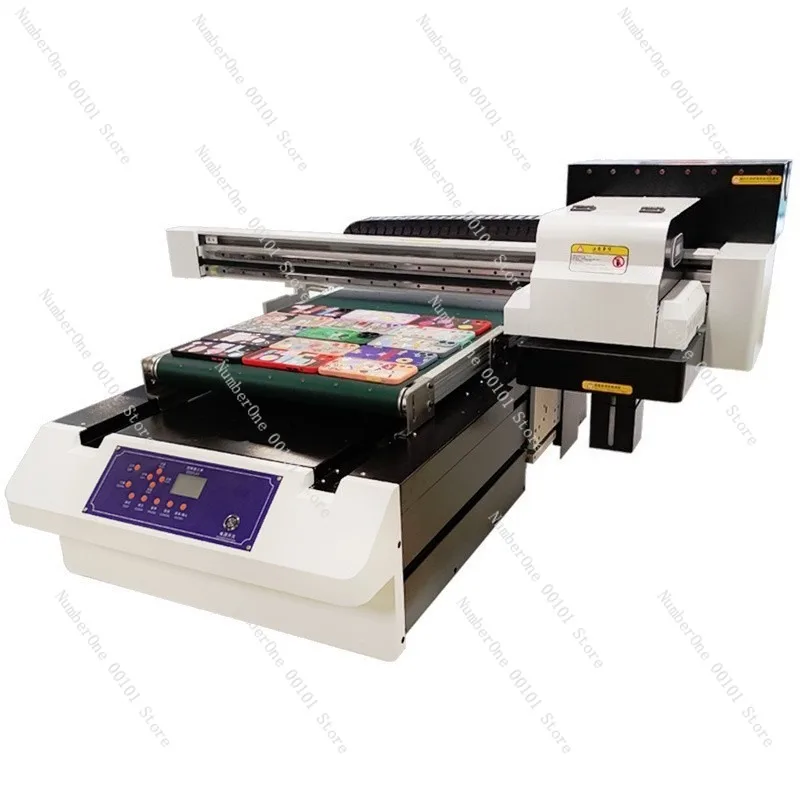 A3 Kompakter UV-Drucker 31 Grad Kleine Flachbett-Druckmaschine für PVC-Kupletts Kalligrafie Malerei Bilderrahmen Stoff Kunststoff Image
