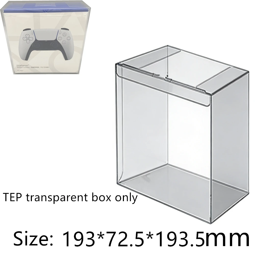 Transparente Schutzhülle für Sony PS5 DualSense Wireless Controller Sammelboxen TEP Aufbewahrungsbox Spielhülle Klare Display-Box Image