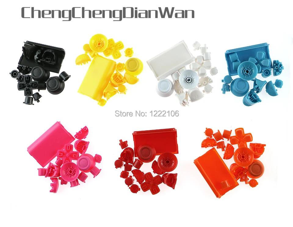 1set Full Set Button For PlayStation 4 JDS 001 JDM011 001 Controller R2/L2 R1/L1 button Dpad Guide button touchpad for PS4 V1