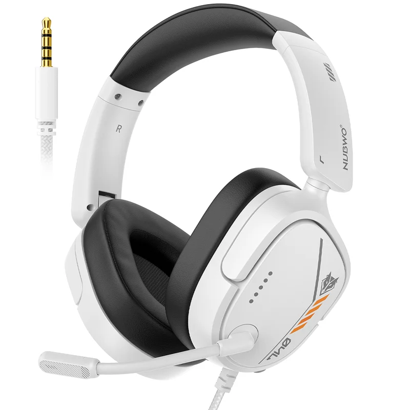 NUBWO HG04L Gaming Headset 250g Lightweight Clear Unidirectional Mic 3.5mm Jack for PS5/PS4 Xbox Series X|S/Xbox One Switch